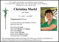eine Anzeige