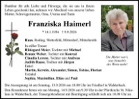 eine Anzeige
