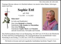 eine Anzeige