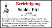 eine Anzeige