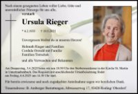 eine Anzeige